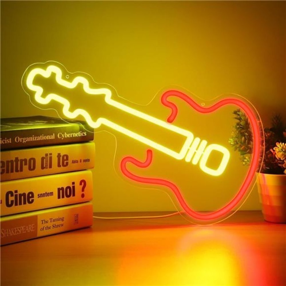 NEW Guitar Neon Sign